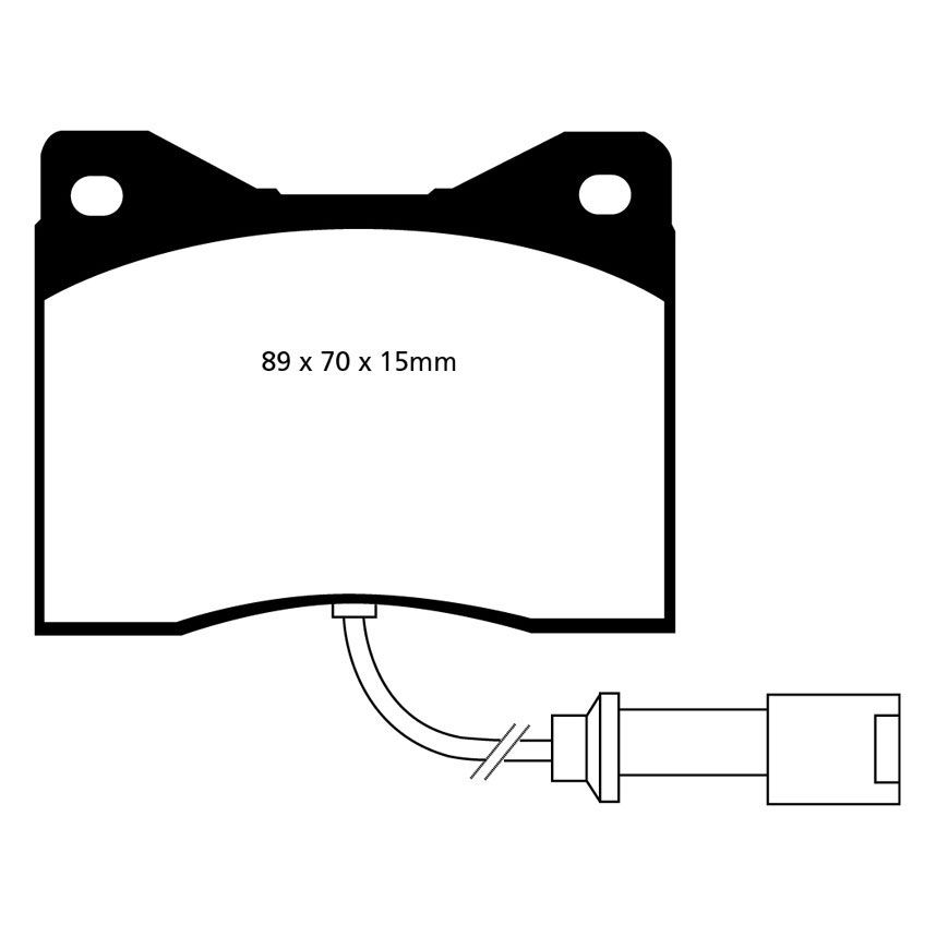 EBC Brakes Yellowstuff Performance Brake Pads