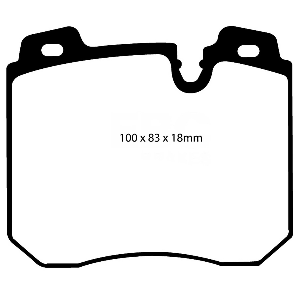 [EBCDP4886R] EBC Brakes Yellowstuff Performance Brake Pads