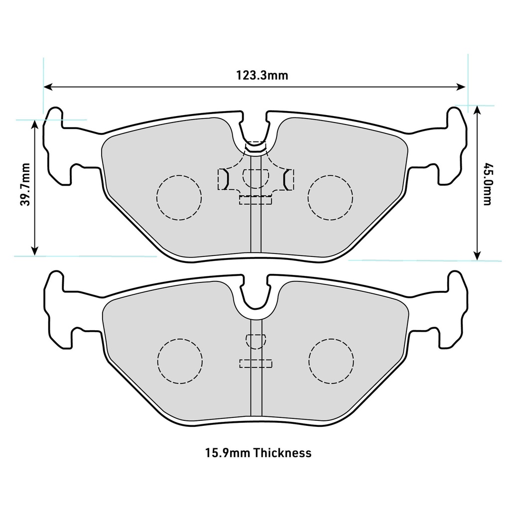 [PGDE1285RS4-2] Pagid RS42 Brake Pads