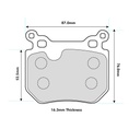 Pagid RSL1 Brake Pads
