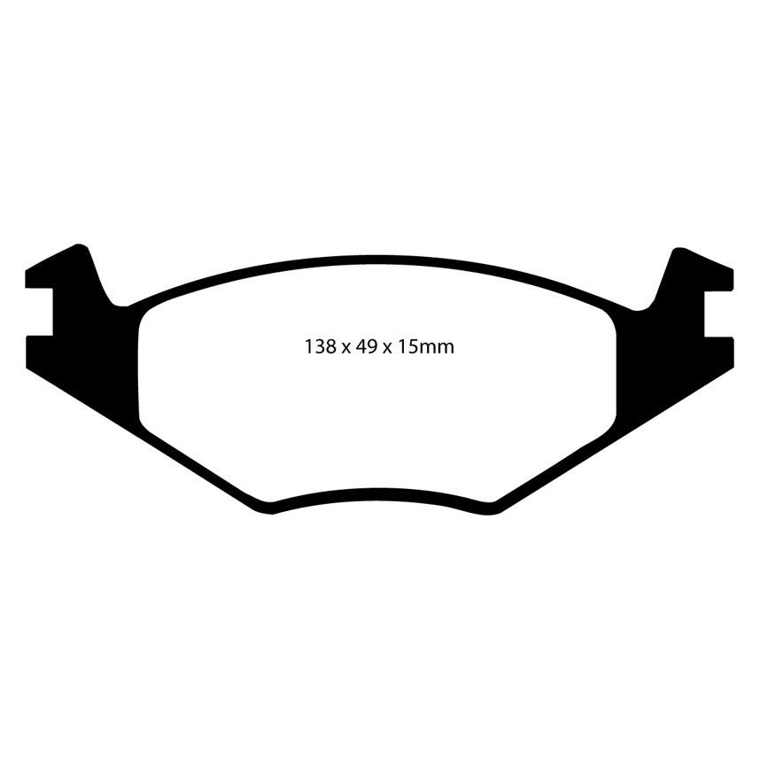 EBC Brakes Yellowstuff Performance Brake Pads