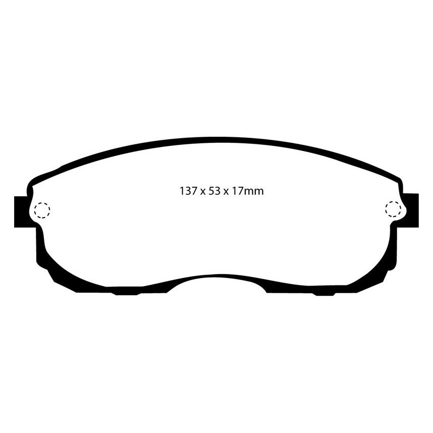 [EBCDP4775R] EBC Brakes Yellowstuff Performance Brake Pads