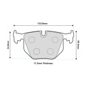 Pagid RSL1 Brake Pads