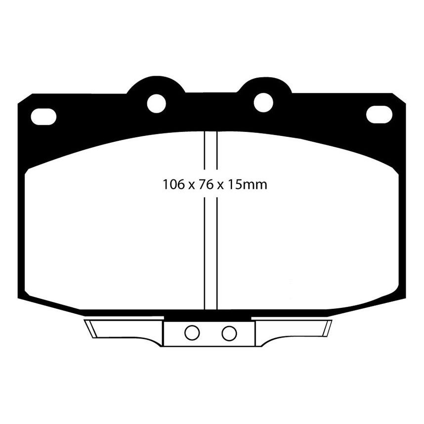 [EBCDP3763C] EBC Brakes Redstuff Performance Brake Pads