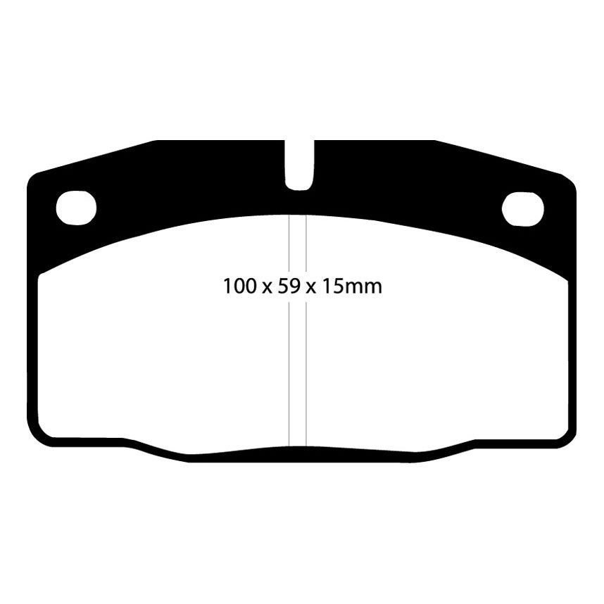 [EBCDP4325R] EBC Brakes Yellowstuff Performance Brake Pads