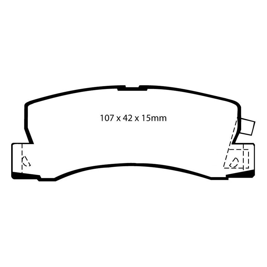 EBC Brakes Redstuff Performance Brake Pads