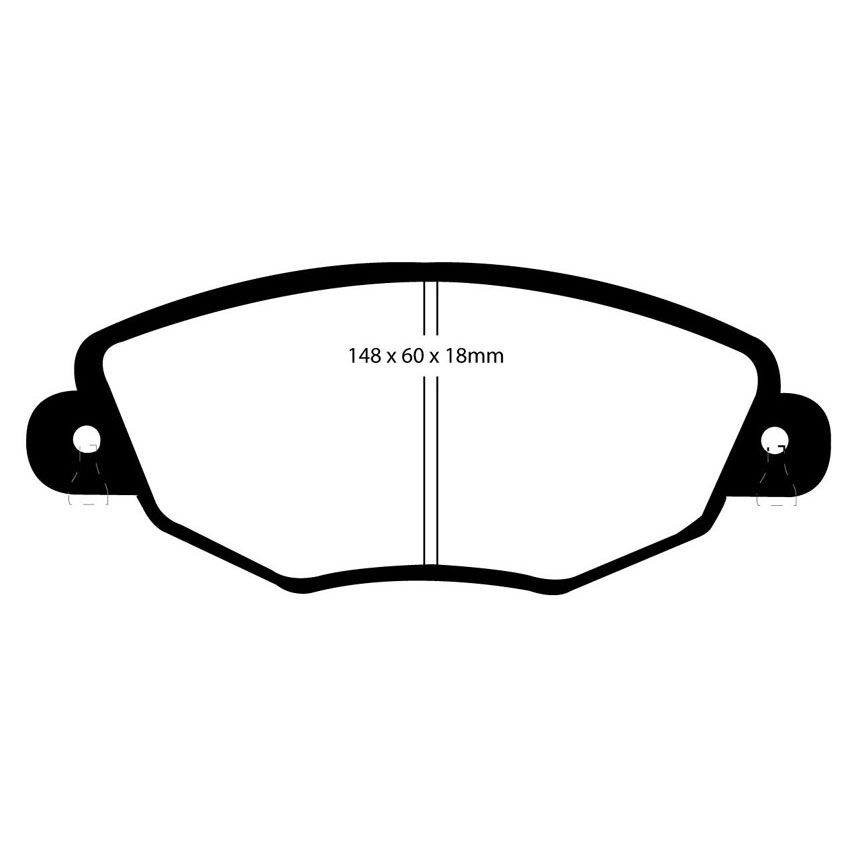 EBC Brakes Yellowstuff Performance Brake Pads