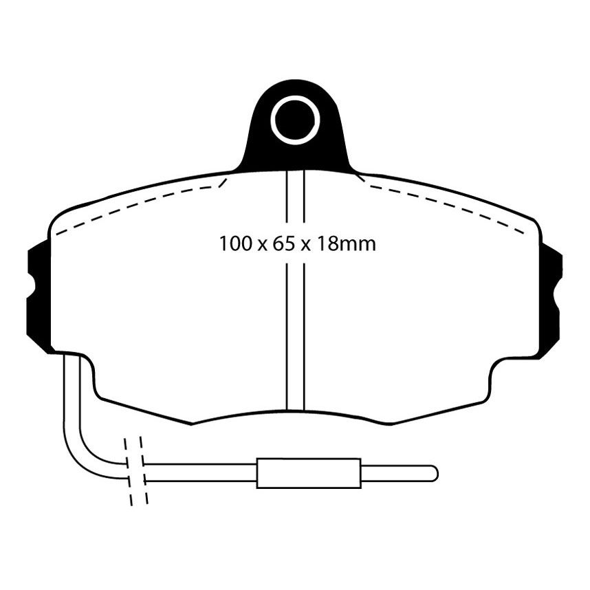 EBC Brakes Yellowstuff Performance Brake Pads