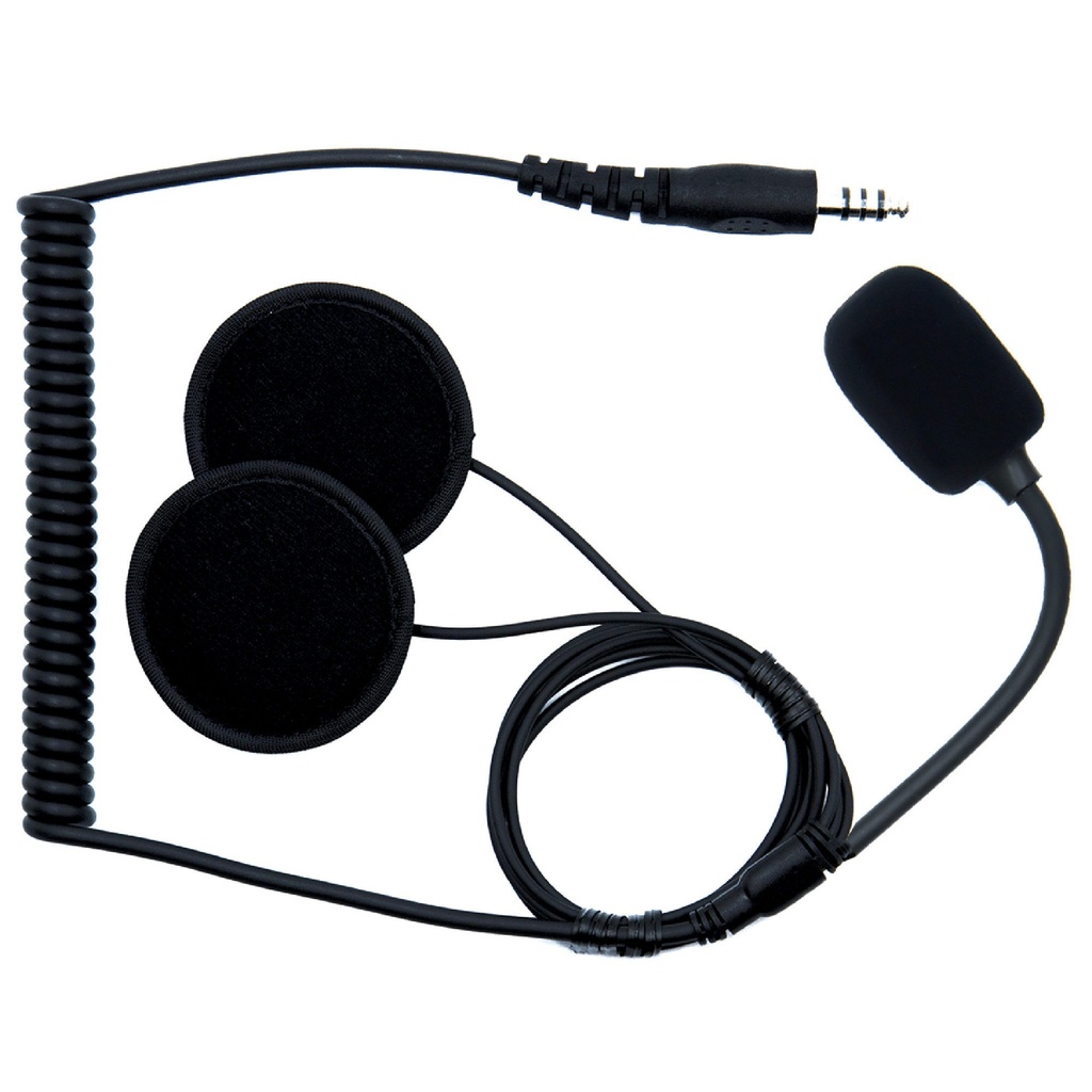 ZeroNoise Open Face Helmet Intercom Headset
