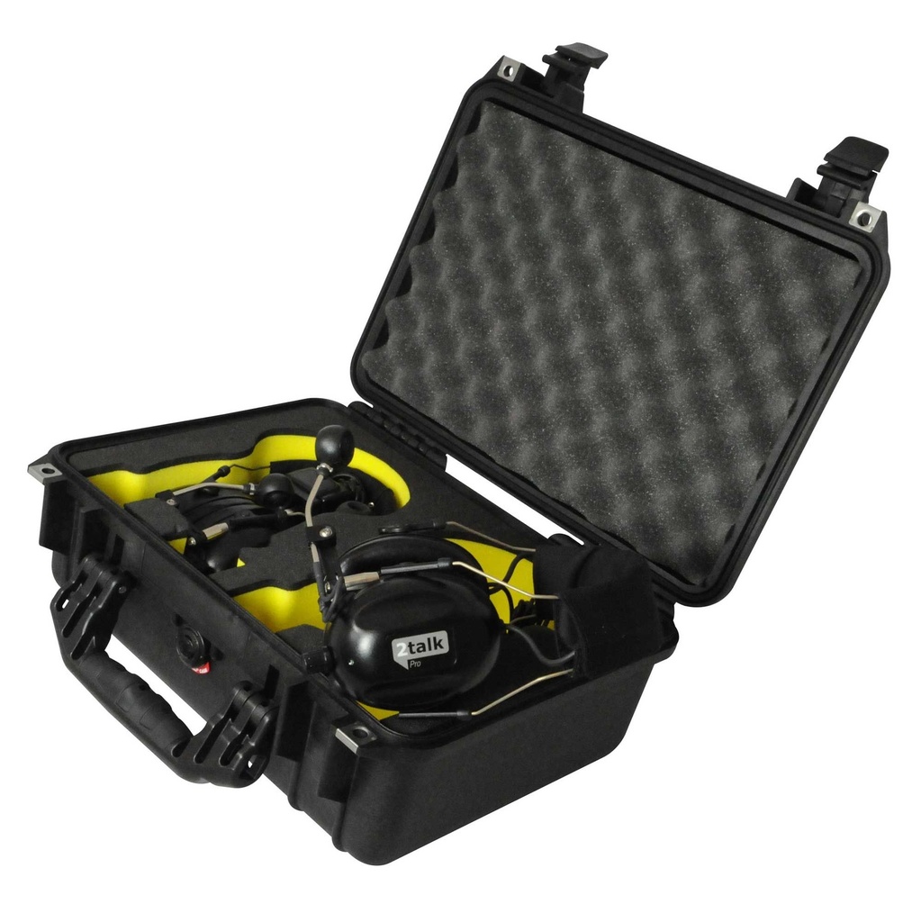 [T/HPELI-1450-BL-CF3629] Peli Hard Case For Pro Wireless Headsets
