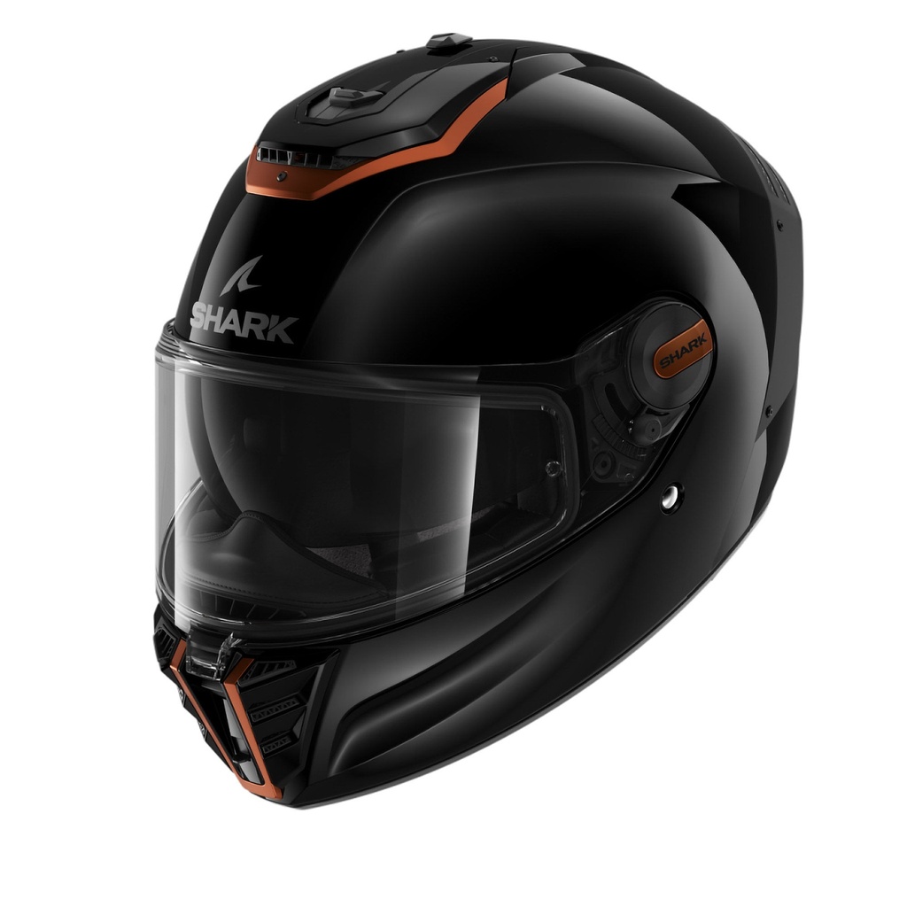 [5000229-3856366] Shark Spartan RS Plain Motorcycle Helmet (M (57-58cm), Dark Shadow Matt Black / Anthracite)