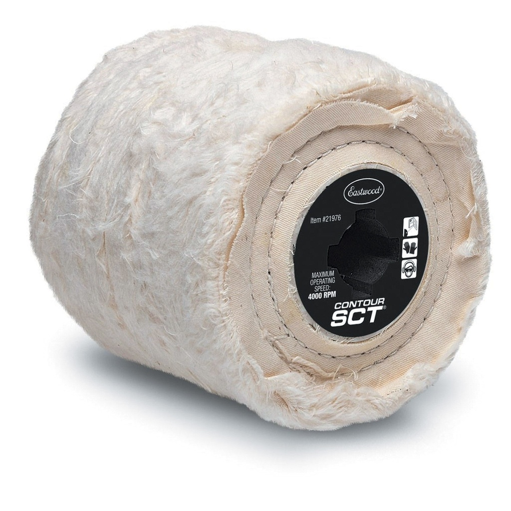 Eastwood Spiral Sewn Buffing Drum For Surface Conditioning Tool