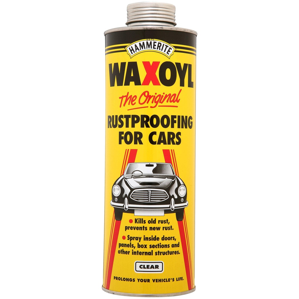 [2010542-2169525] Hammerite Waxoyl Rustproofing Treatment (1 Litre Schutz, Black)