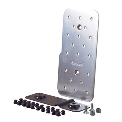[SPA3788BRI] Sparco Polished Aluminium Drivers Footrest