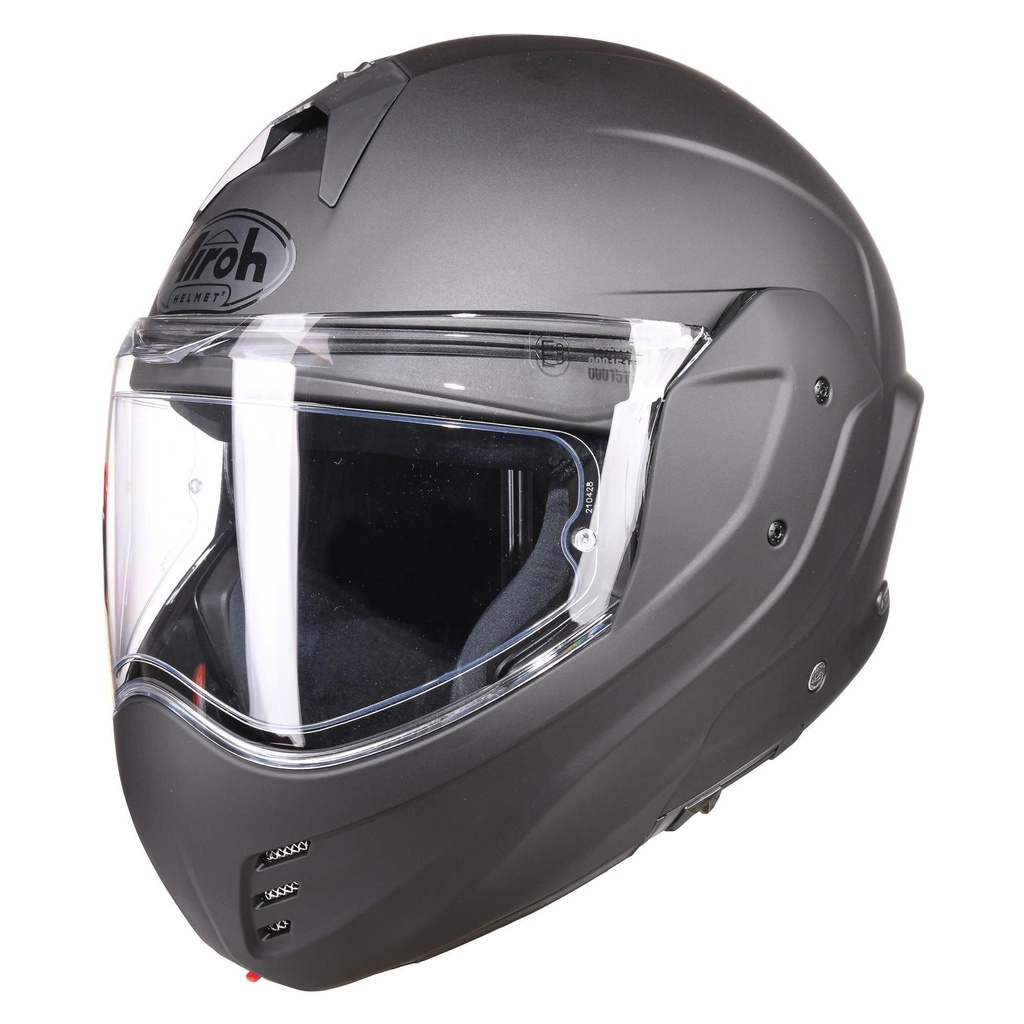 [5000344-3049181] Airoh Mathisse Plain Motorcycle Helmet (M (57-58cm), Gloss White)