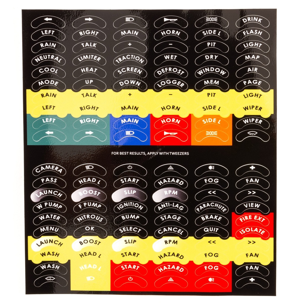 AIM Button Plate Sticker Sheet