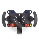 AIM Carbon Fibre Wireless Wheel 8 Button Plate With Paddle Shifters