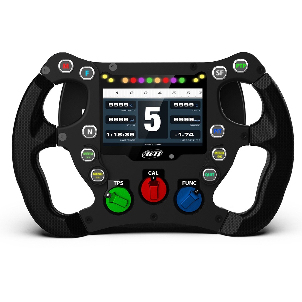 [7000266-2338967] AIM SW4 280 Formula Steering Wheel (With Integrated Dash) (Without)
