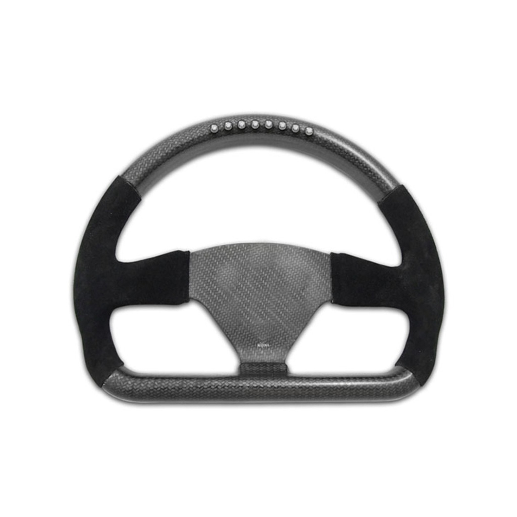 [RVER01SH0149] Reverie Rally Flat Bottom Steering Wheel With LED Shift Lights