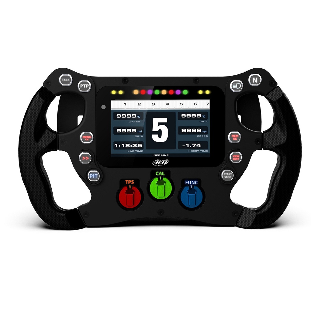 [7000267-2339006] AIM SW4 GT Steering Wheel (With Integrated Dash) (350mm, Without)