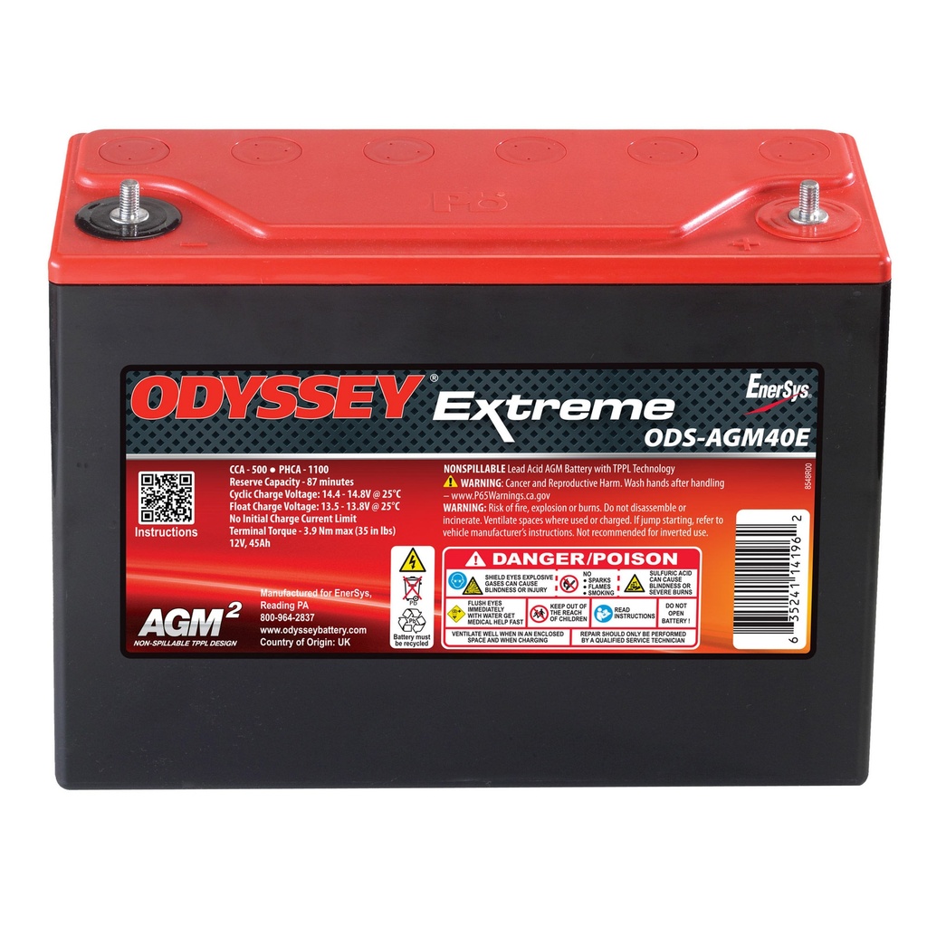 Odyssey Extreme Power & Motorsports (ODS) AGM Battery