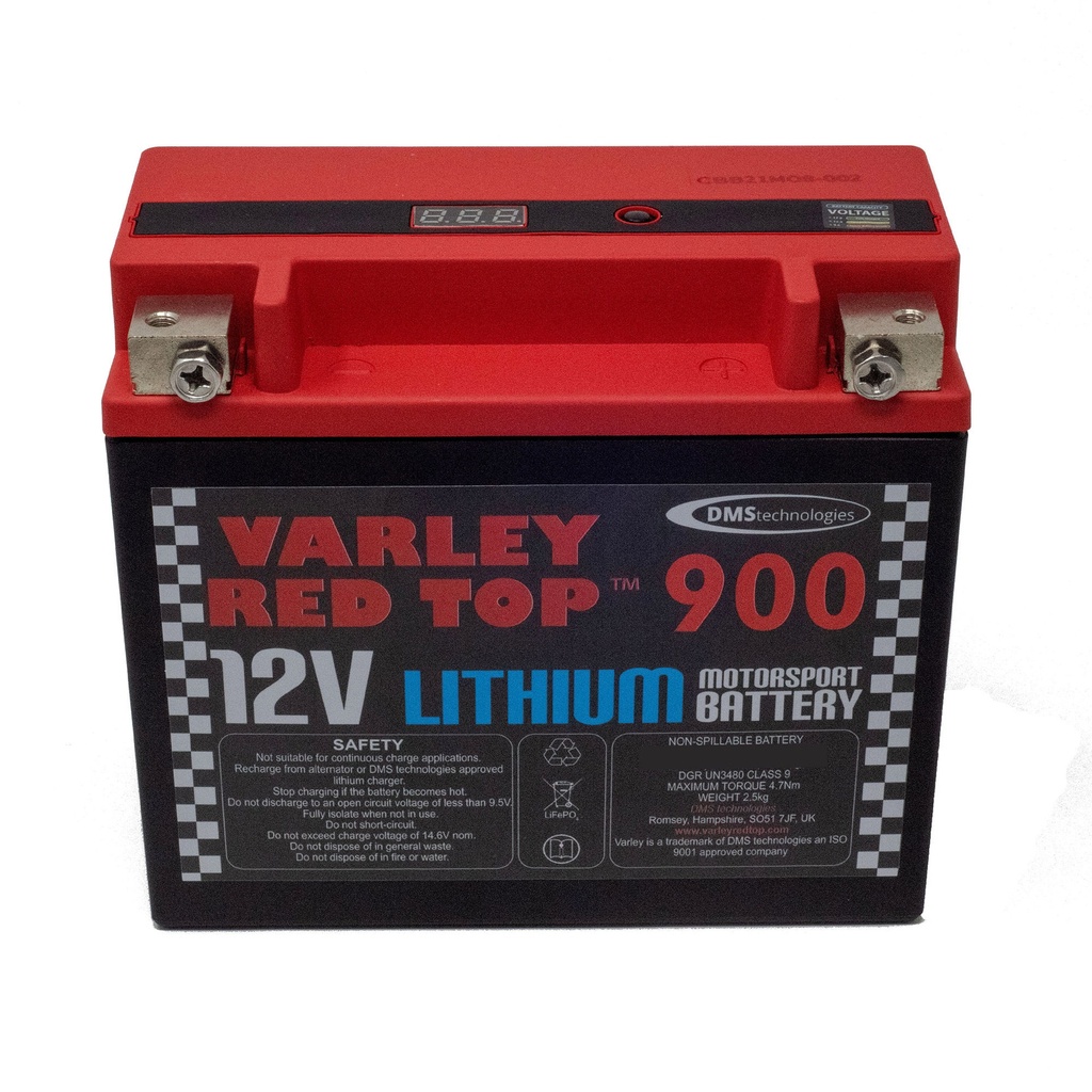 Varley Red Top Lithium RT900 Battery