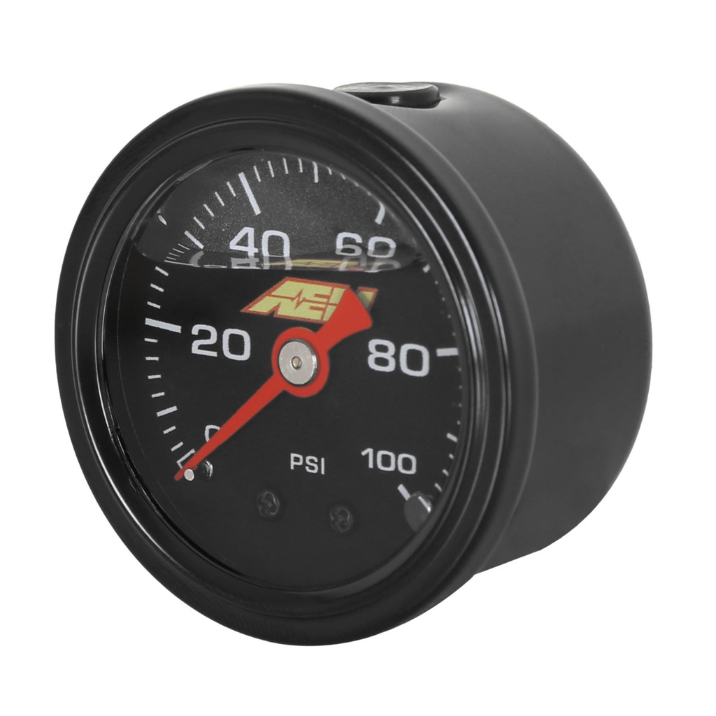 AEM Electronics Liquid Filled Fuel Pressure Gauge