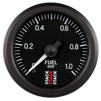 Stack Professional Fuel Pressure Gauge For Low Pressure Systems