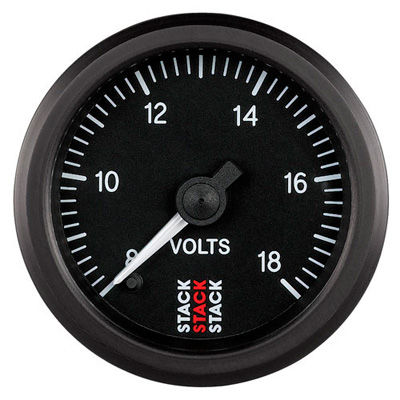 Stack Professional Battery Voltmeter Gauge