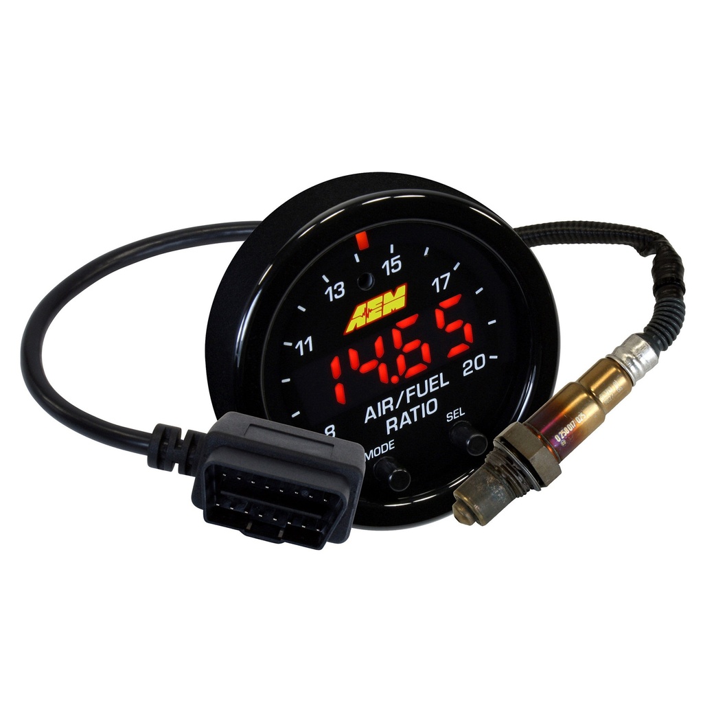 [AEM30-0334] AEM Electronics X Series OBDII Wideband UEGO Air/Fuel Sensor Controller Gauge