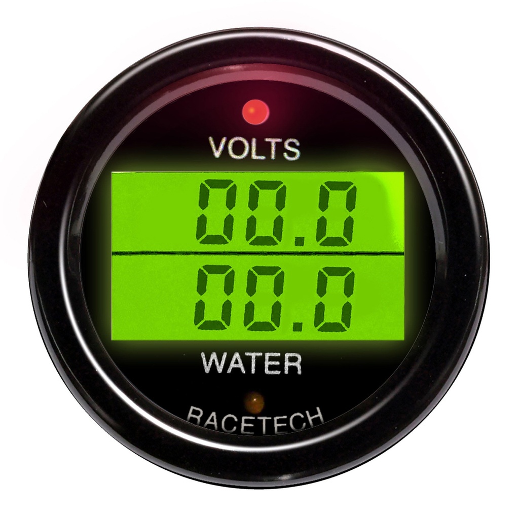 Racetech Volts - Water Temperature Dual Gauge