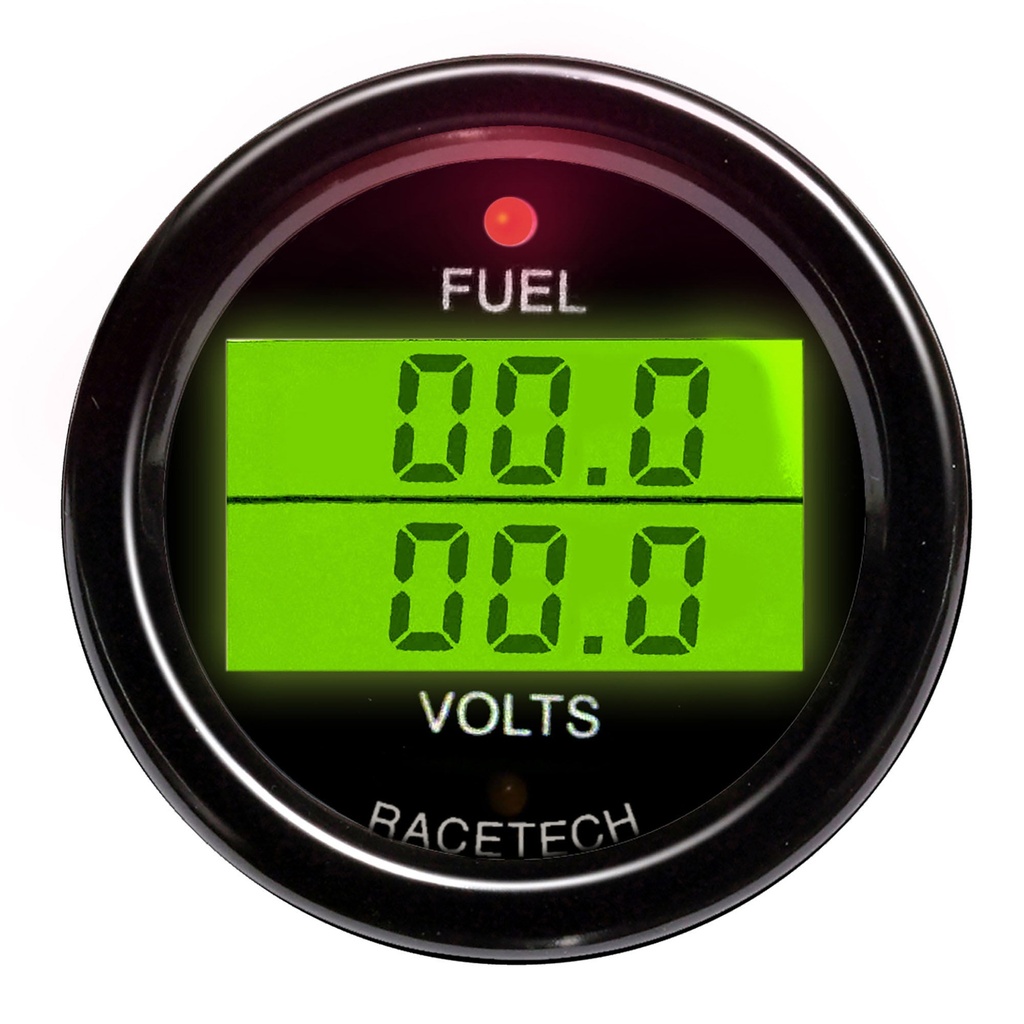 Racetech Fuel Level - Volts Dual Gauge