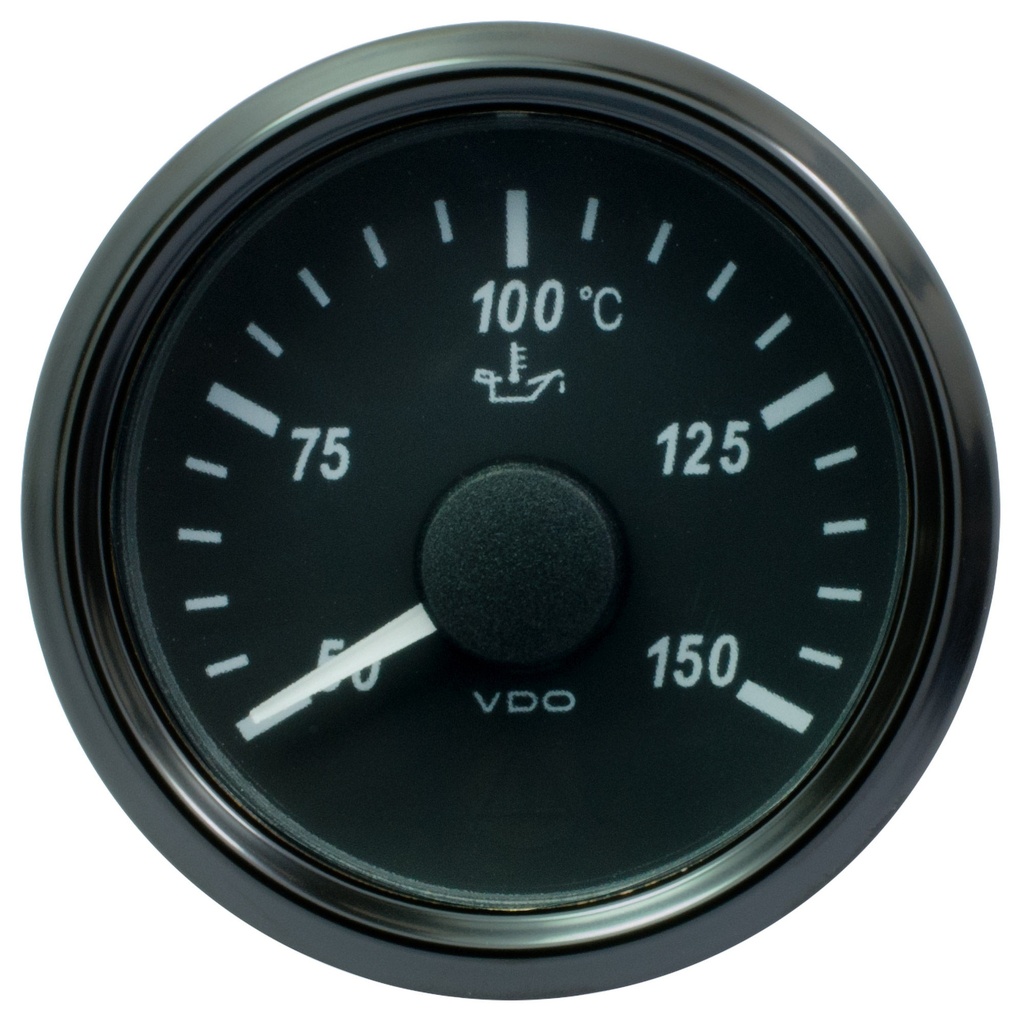 [2010419-2210004] VDO Singleviu Oil Temperature Gauge Electrical (50-150 Degrees C)