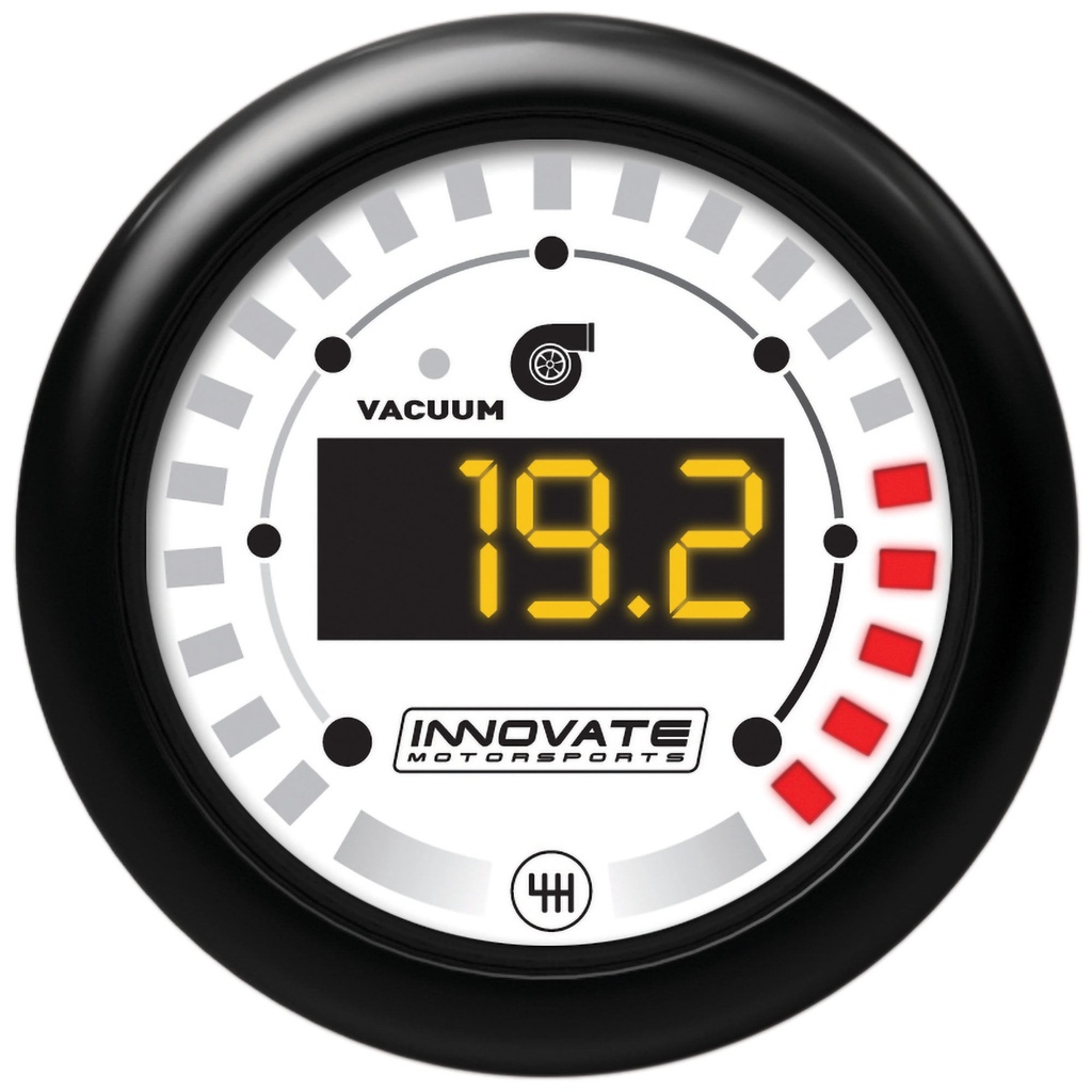 Innovative Motorsports MTX-D: Vacuum / Boost / Shift Light Gauge