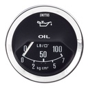 Smiths Classic Mechanical Oil Pressure Gauge - Half Scale