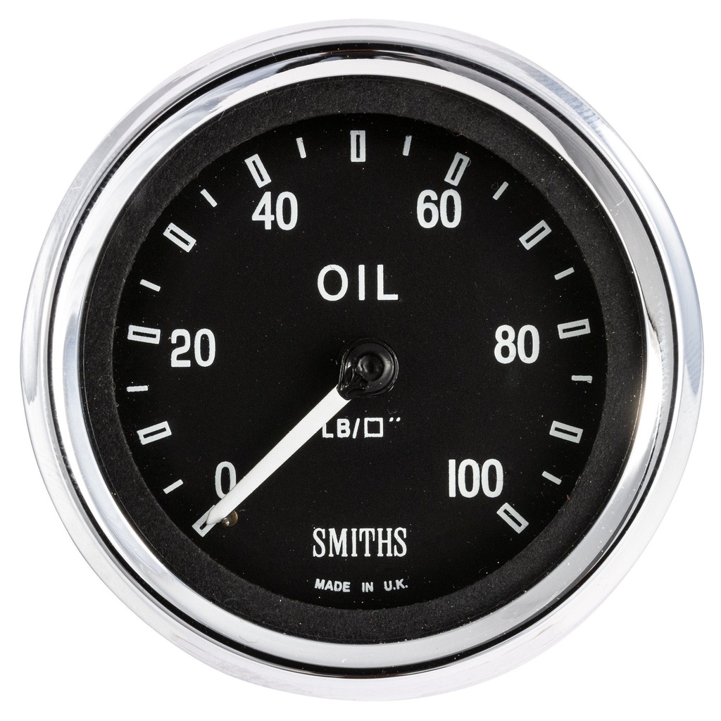 [SMIPG1310-02C] Smiths Cobra Authentic Mechanical Oil Pressure Gauge