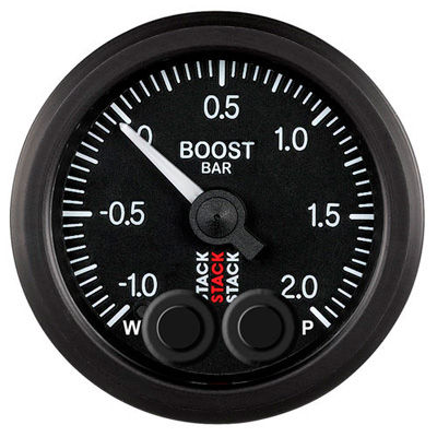 [249518-1905876] Stack Pro Control Turbo Boost Pressure Gauge (-1 To 2bar)