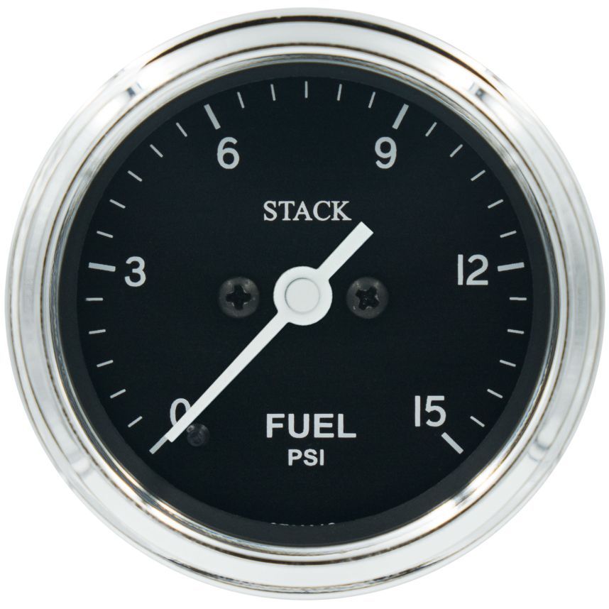 [1437695-3614815] Stack Classic Pro Stepper Motor Fuel Pressure Gauge For Low Pressure Systems (0-1bar)