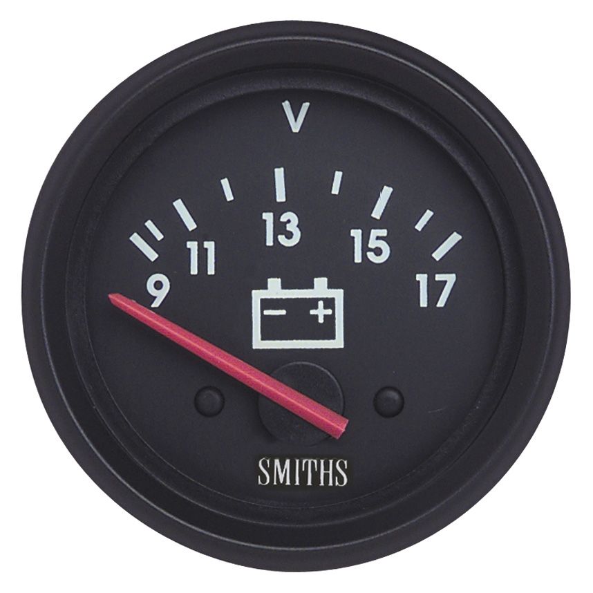 [248811-1905891] Smiths International Voltmeter - Plain Dial (Chrome)
