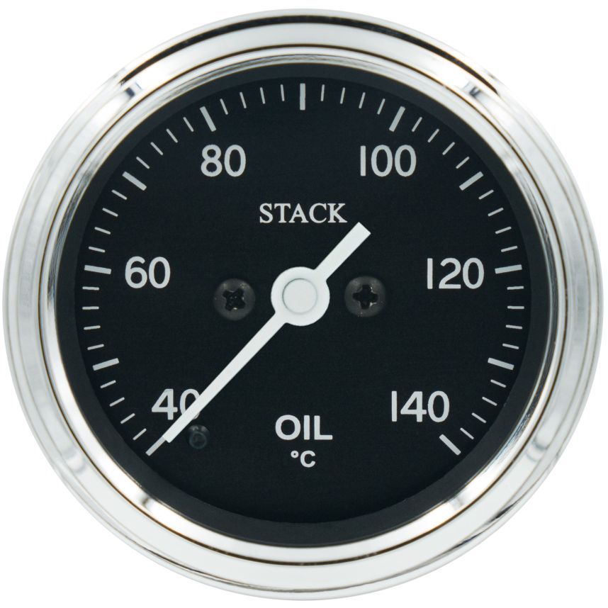 [1437709-3614883] Stack Classic Pro Stepper Motor Oil Temperature Gauge (40-140 Degrees C)