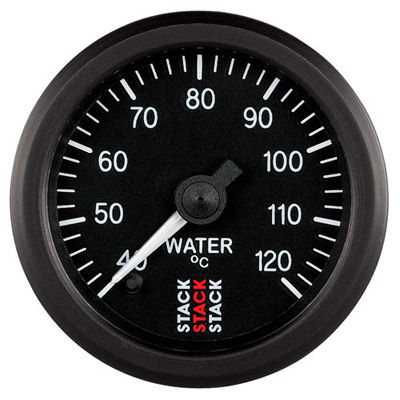 [249492-1905902] Stack Professional Water Temperature Gauge (Black, 40-120 Degrees C)