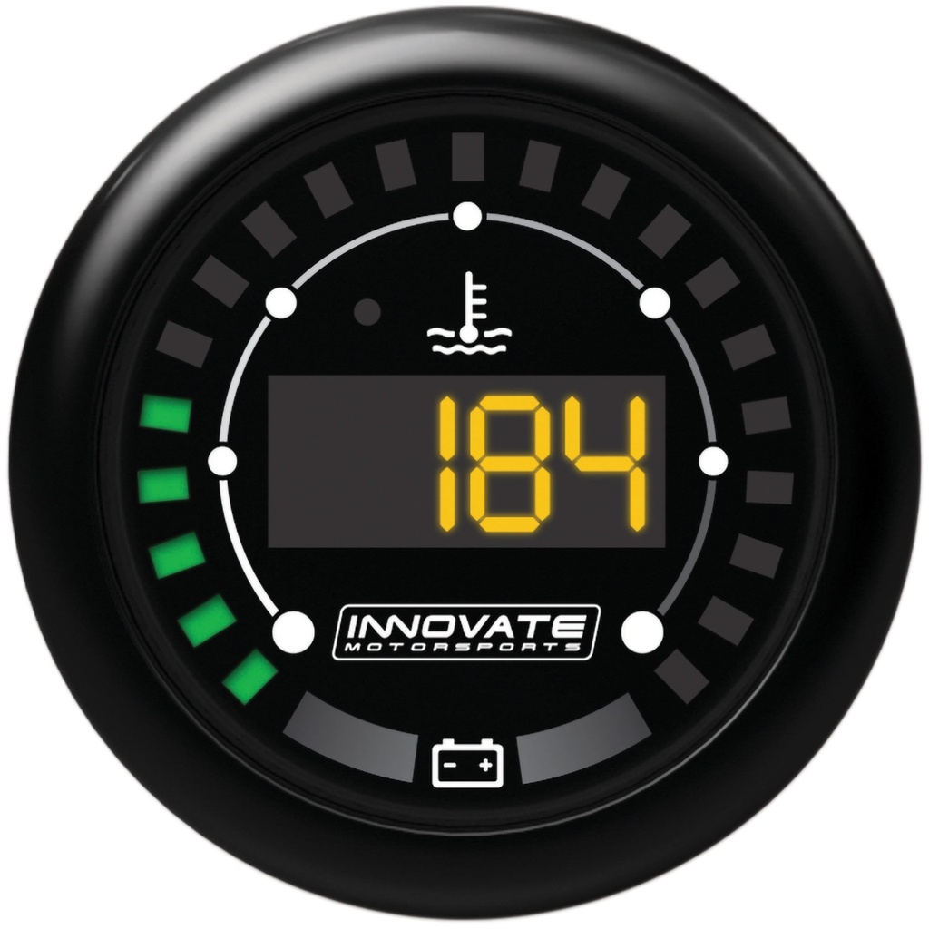 [INN3853] Innovate Motorsports MTX-D: Water Temperature / Battery Voltage Gauge