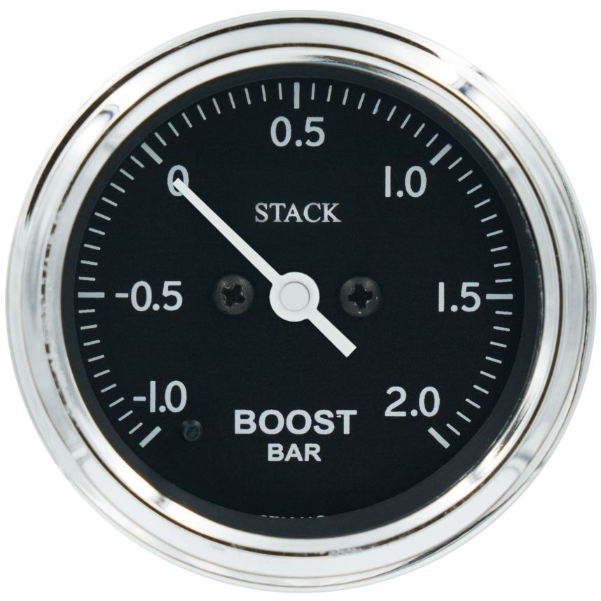 [1437718-3614822] Stack Classic Pro Stepper Motor Turbo Boost Pressure Gauge (-1 To 2bar)
