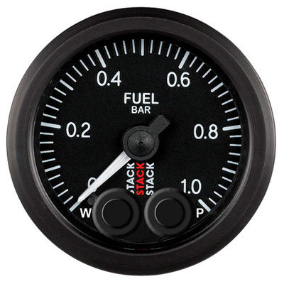 Stack Pro Control Fuel Pressure Gauge For Low Pressure Systems