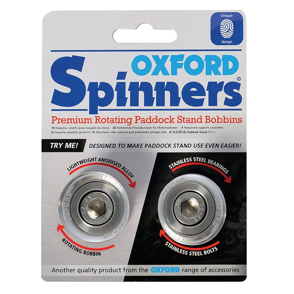 [1277075-1808572] Oxford Spinners (Black, M12 x 1.25)
