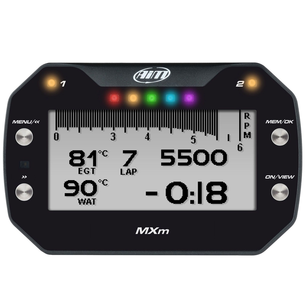 AIM MXm Compact Dash Display