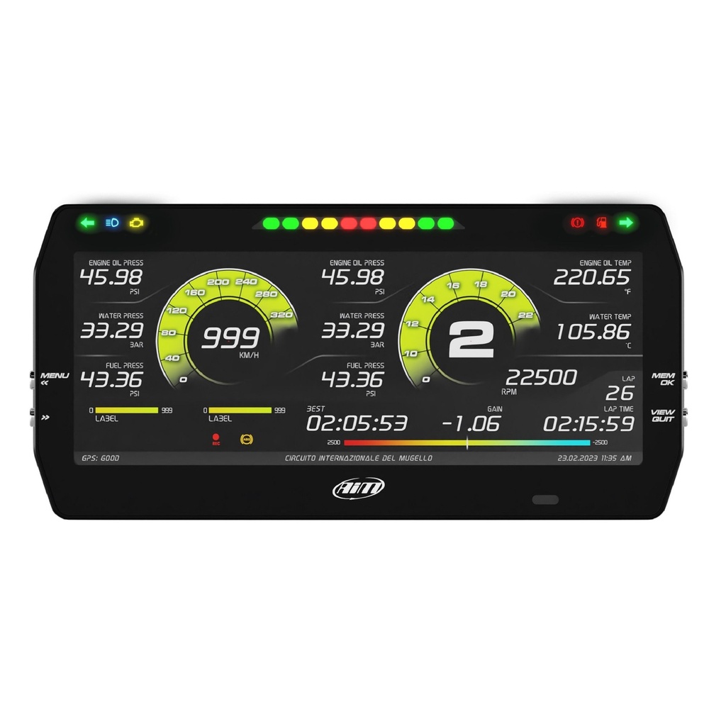 AIM MXT 1.3 Strada IVA Compliant Dash Kit (10” Colour TFT Display)