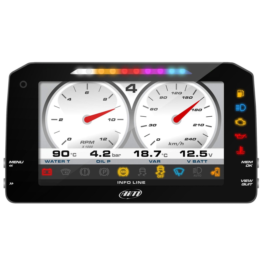 AIM MXP 1.3 Strada IVA Compliant Dash Kit (6” Colour TFT Display)