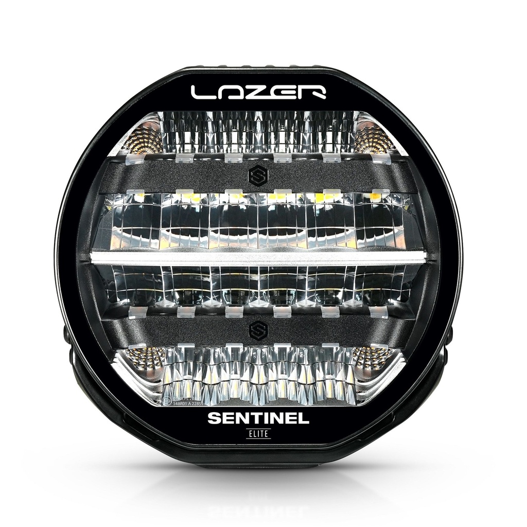 [7001967-3861710] Lazer Lamps Sentinel 9” Elite Gen 2 LED Light With Position Light (Black)