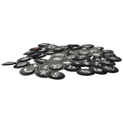 [7002320-3890266] AIM CAN Keypad Latched Inserts With Laser Etched Icons (Number 0)
